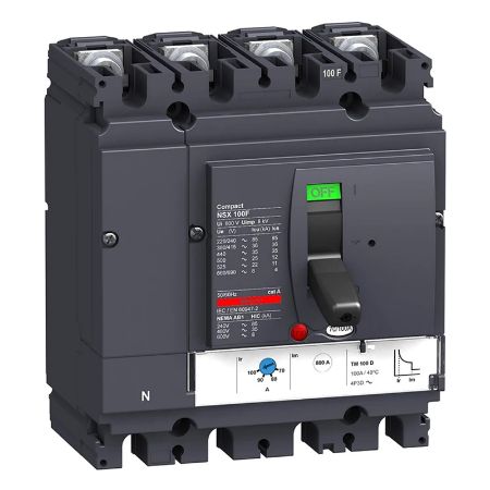 کلید کمپکت چهار پل سری NSX160 اشنایدر 